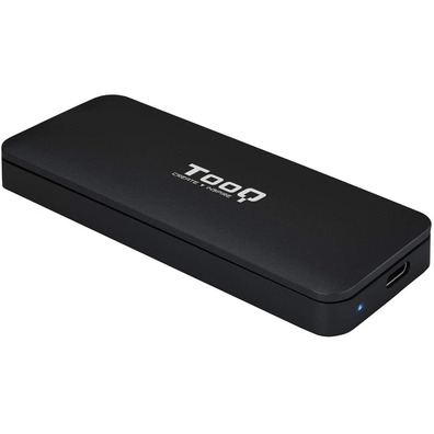 Caja Externa SSD M.2 NVMe PCIe TooQ USB-C LED