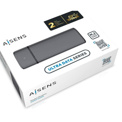 Caja Externa SSD M.2 SATA USB 3.2 AISENS Gris ASM2-002G