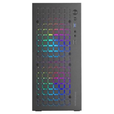 CAJA GAMING MICROATX MARS GAMING MC-CORE BLACK METAL-MESH CON 2 VENTILADORES FRGB 120mm