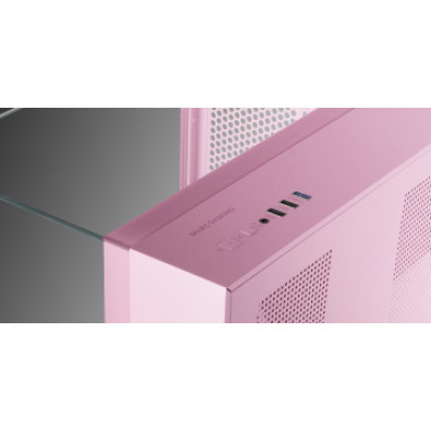 CAJA GAMING MARS GAMING MCVISIONMP MICROATX CRISTAL TEMPLADO TRIPLE GPU 330mm 1x3.5 1x2.5 ROSA