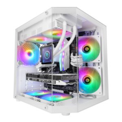 CAJA MICROATX BLANCA MARS GAMING MC3TLITE 3 PANELES CRISTAL TEMPLADO GPU MAX. 275mm 1x3.5 2x2.5