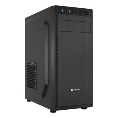 Caja Pc Natec Aracanta Midi Torre Atx Lector Tarjetas 1xusb2.0 2xusb3.0, Negro
