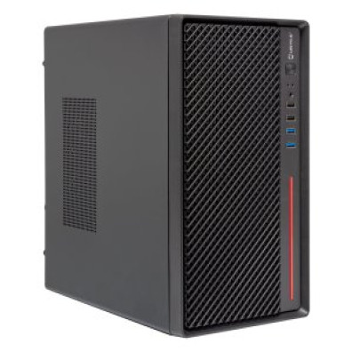 Micro ATX UNYKAch - Caja Numen 300 Pro para sobremesa y/o vertical, color negro con fuente de alimentación S.Fuente - 2USB 3.0 + 2USB 2.0