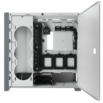 Caja Semitorre Corsair 5000D Tempered Glass White