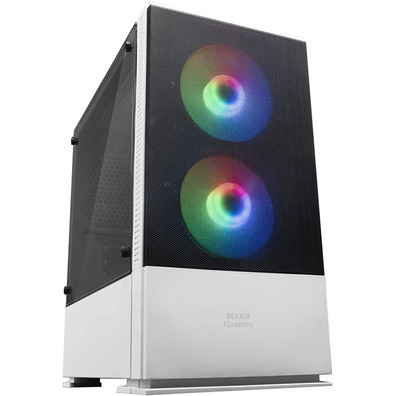 Caja Semitorre Mars Gaming MCZW White MicroATX/Mini-ITX