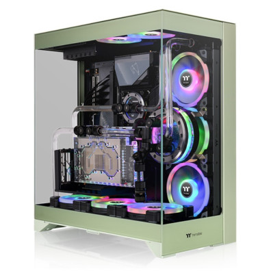 Caja Semi-torre Atx Thermaltake Cte E550 Tg Verde