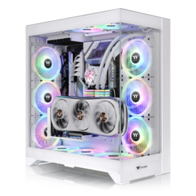 CAJA THERMALTAKE CTE E600 MX SNOW ATX 2XUSB 3.0 SIN FUENTE BLANCO
