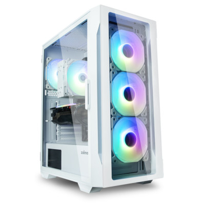 CAJA ZALMAN I3 NEO TG ATX 4XVENT 120MM 2XUSB 3.0 BLANCO S/N FUENTE