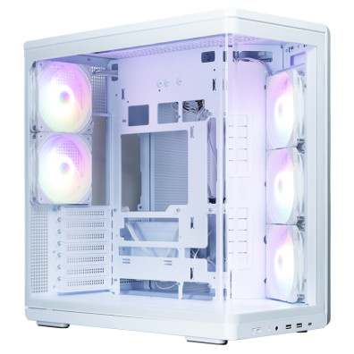 CAJA ZALMAN P60 WHITE ATX 3 XVENT 120MM ARGB 2XUSB 3.0 S/N FUENTE
