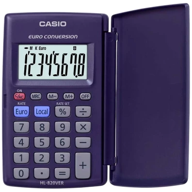 Calculadora Casio HL-820VER Azul Portátil