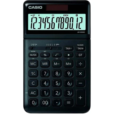 Calculadora Casio Stylish JW-200SC Negro de Sobremesa
