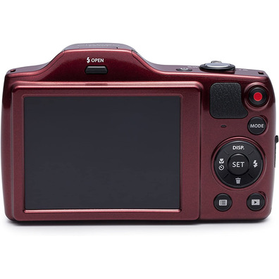 Cámara Digital Kodak FZ201 16MP/Zoom Óptico 20x Roja