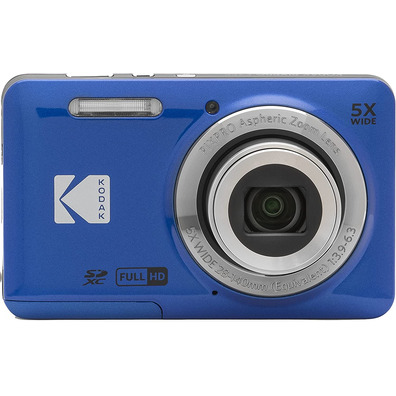 Cámara Digital Kodak Pixpro FZ55 16MP Zoom Óptico 5X Azul