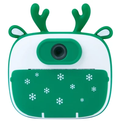 Cámara Instantánea Para Niños con Impresión K13 - Diseño Reno Verde