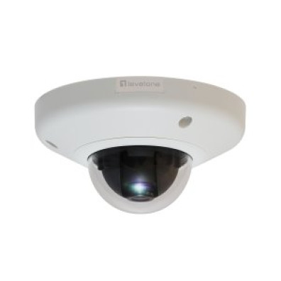 Cámara IP Level One Exterior 3 Megapíxel Domo Poe sin Wifi FCS-3054