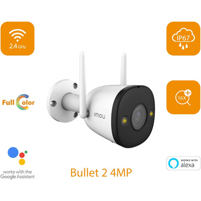 Cámara IP Wifi Imou Bullet 2E 4MP