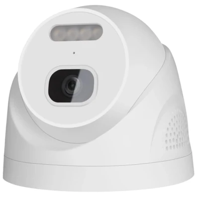 Cámara de Seguridad Kingfit FullHD SC880-POE Dome Blanco con Visión Nocturna