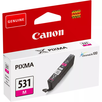 CARTUCHO TINTA MAGENTA CANON CLI-531M - Consumible Original de Alta Calidad