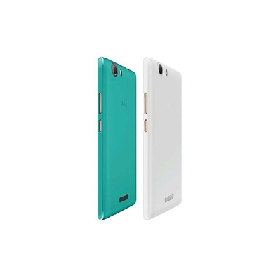 Pack 2 carcasas Wiko Ridge 4G (Blanco + Turquesa)