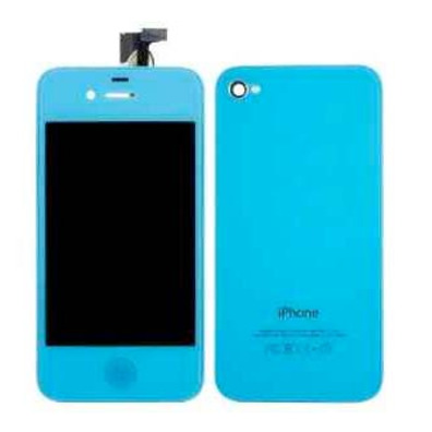 Carcasa Completa iPhone 4S Azul Claro