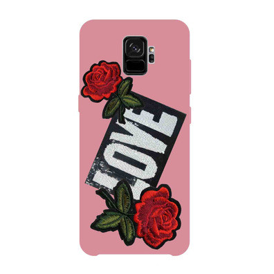 Carcasa con parche Love para Samsung Galaxy S9 SBS