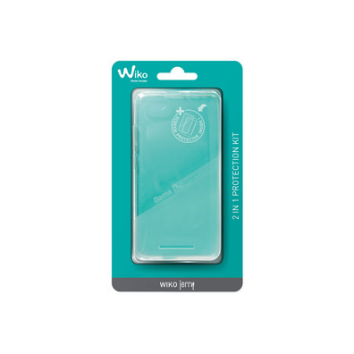 CARCASA TRANSPARENTE + PROTECTOR PANTALLA JERRY WIKO