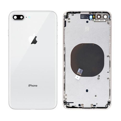 Repuesto Carcasa Trasera Completa - iPhone 8 Plus Plata