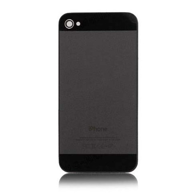 Carcasa trasera iPhone 4 (estilo iPhone 5) Negro