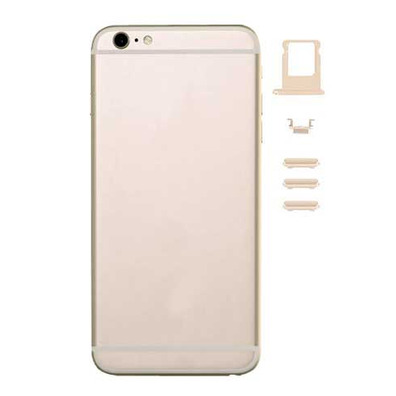 Carcasa Trasera iPhone 6S Plus Oro + Botones Laterales + Bandeja SIM