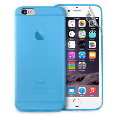 Carcasa Ultraslim 0,3" Azul iPhone 6/6s Plus Puro