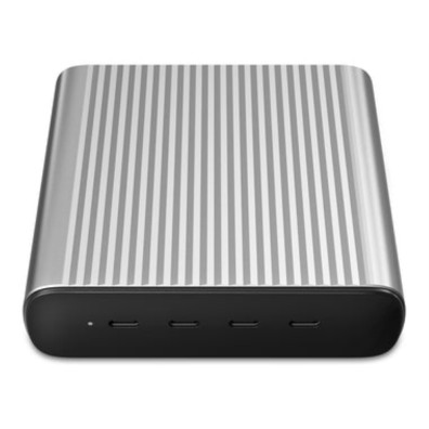 HYPER - 245W GaN Desktop Charger Portátil, Smartphone, Tableta Negro, Plata Corriente alterna, Bater