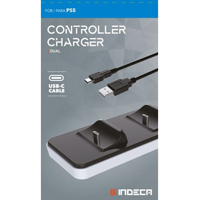 Cargador de Mandos PS5 Indeca Controller Charger