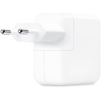 Cargador de Pared Doble Apple MNWP3AA/A 2xUSB-C 35W