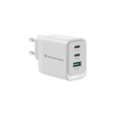 CARGADOR USB-C CONCEPTRONIC ALTHEA 65W QUICK CHARGE PD 3.0 2xUSB-C 1xUSB-A