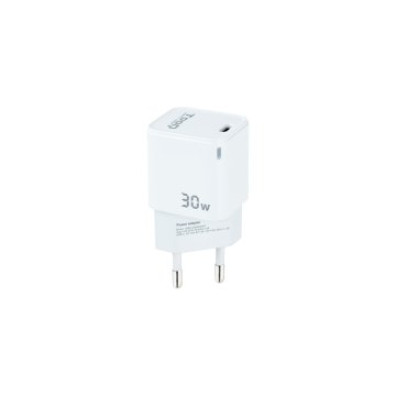 CARGADOR USB TOOQ GAN TQWC-GANPD30WT USB-C + PD 30W - BLANCO