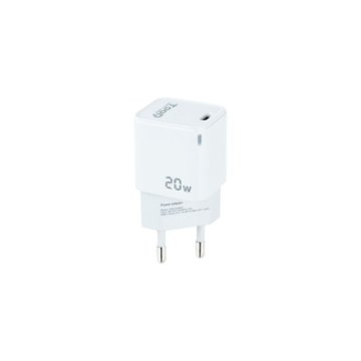 Cargador USB Blanco 20W PD USB-C TOOQ TQWC-PD20WT