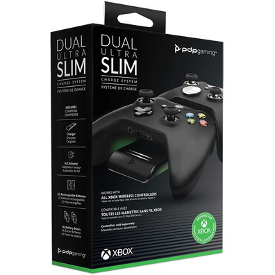 Cargador Dual PDP Dual Ultra Slim Charge Xbox One/Xbox Series