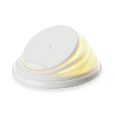 CARGADOR INALÁMBRICO CONCEPTRONIC GORGON02W QI 10W BLANCO - SOPORTE PLEGABLE SILICIO