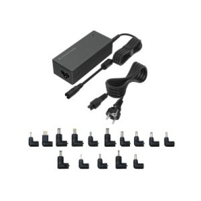 Cargador Universal Portátil 90W Conceptronic OZUL08B15 Automático 15 a 20V 15 Tips 6.0A
