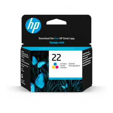 Cartucho de tinta HP 22 Color - Calidad y fiabilidad HP - Impresión precisa y vibrante