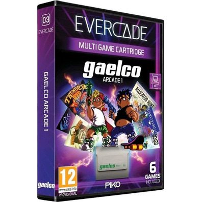 Cartucho Evercade Gaelco Arcade 1