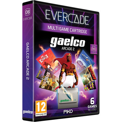Cartucho Evercade Gaelco Arcade 2