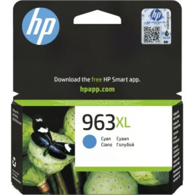 CARTUCHO HP 963XL CIAN PARA OFFICEJET PRO AIO - Modelo 9010, 9012, 9014, 9015, 9016, 9019, 9020, 9022, 9025