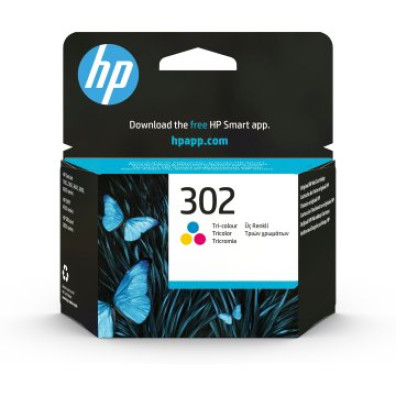 CARTUCHO HP Nº302 Color para Impresoras Deskjet y Officejet - Modelos 1110/2130/2132/2134/3630/3830/3832/3833/3834