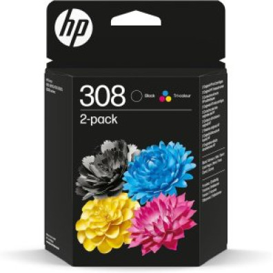 CARTUCHO HP Nº308 NEGRO + COLOR - PACK DE 2
