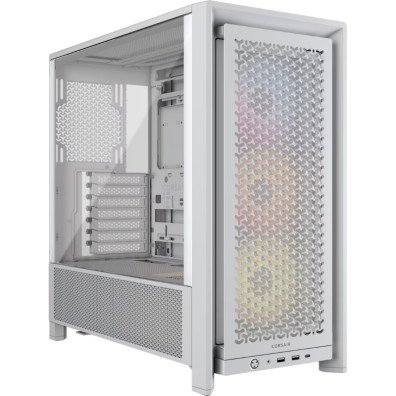 CAJA CORSAIR SEMITORRE ATX FRAME 4000D RS ARGB BLANCA