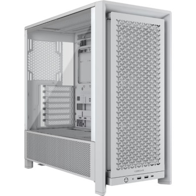 CAJA SEMITORRE CORSAIR 4000D RS WHITE ATX FRAME