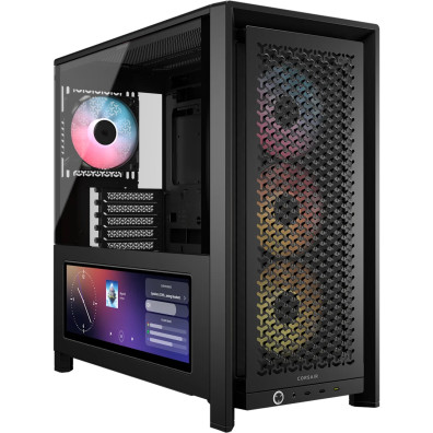 CAJA CORSAIR SEMITORRE ATX FRAME 4000D LCD RS PERFORMANCE TG NEGRO