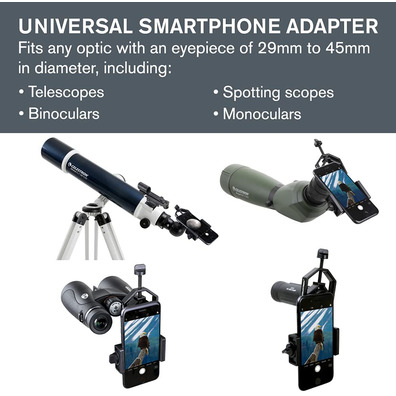 Celestron Kit DX Adaptador Smartphone 1.25