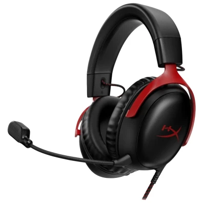 Auriculares HyperX Cloud III en Negro y Rojo